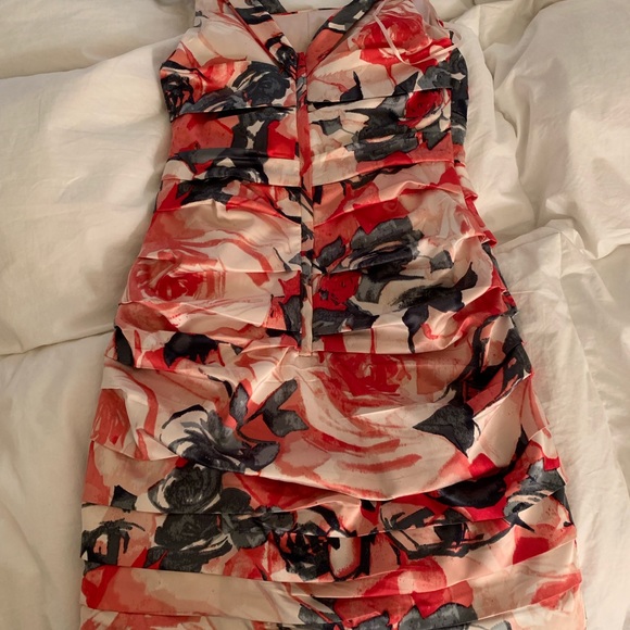 Floral multi color dress size 2 - Picture 3 of 4